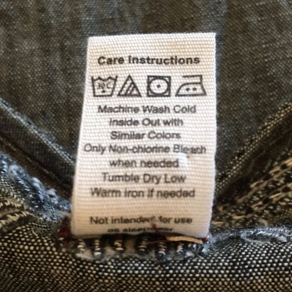Tea Corzo Chambray Dress Cotton black yarn…